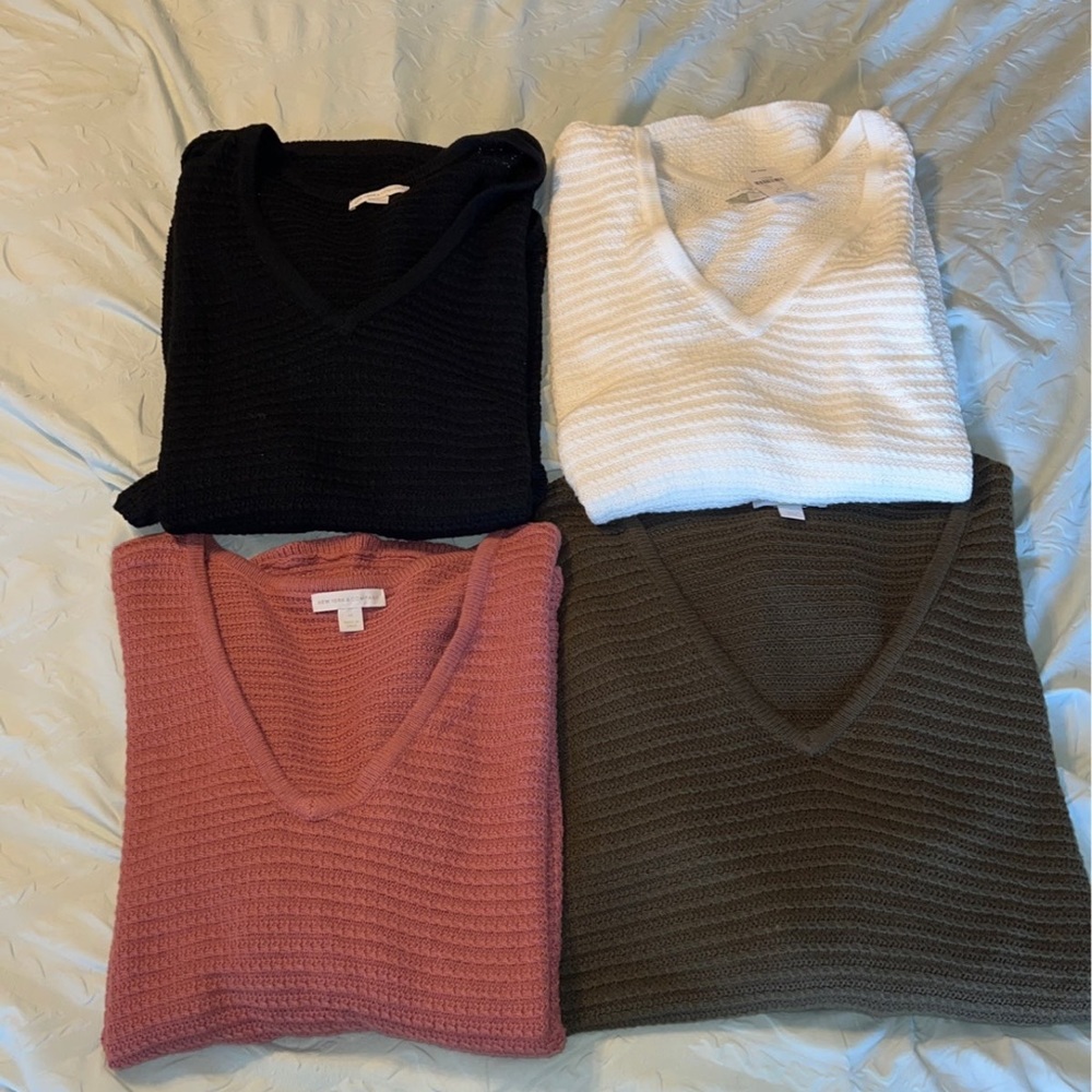New York & Co sweater bundle